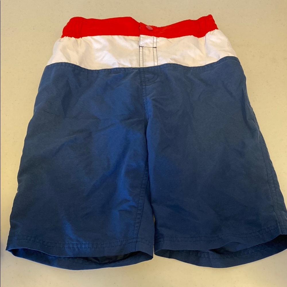 Kids Red, White, and Blue swim Shorts